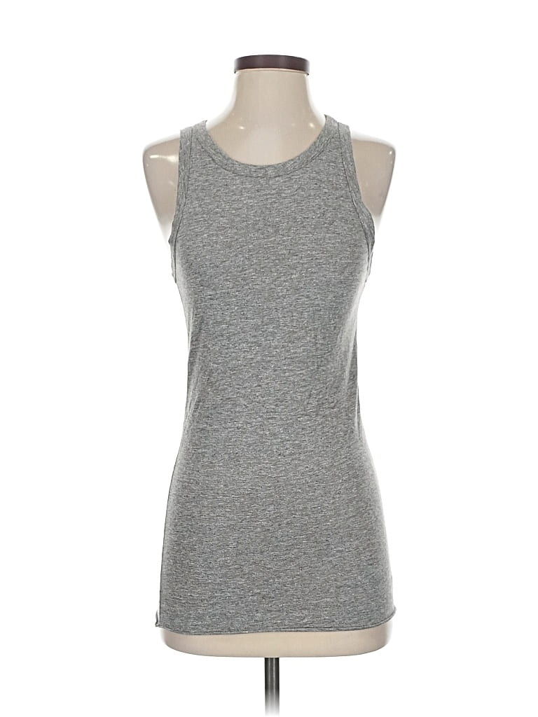Pre-owned Adriano Goldschmied Tank Top Gray Halter Neckline Tops