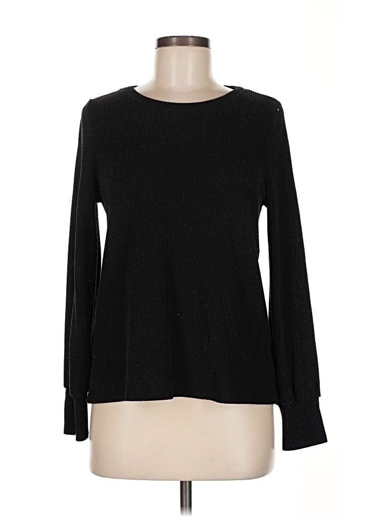 Pre-owned Lc Lauren Conrad Pullover Sweater In Black