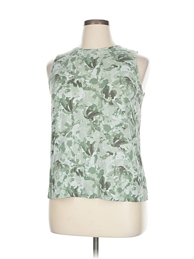 Pre-owned Nine West Sleeveless T-shirt In Green