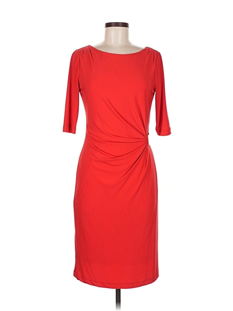 Click to view more detailed imagery on our partner's website Pre-owned Tahari By Asl Cocktail Dress In Red