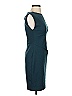 Rebecca Taylor Solid Teal Cocktail Dress Size 2 - photo 4