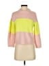 Tibi Color Block Pink Wool Pullover Sweater Size S - photo 1