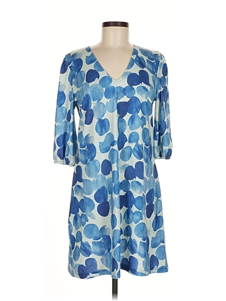 Pre-owned Made With Love Casual Dress In Blue