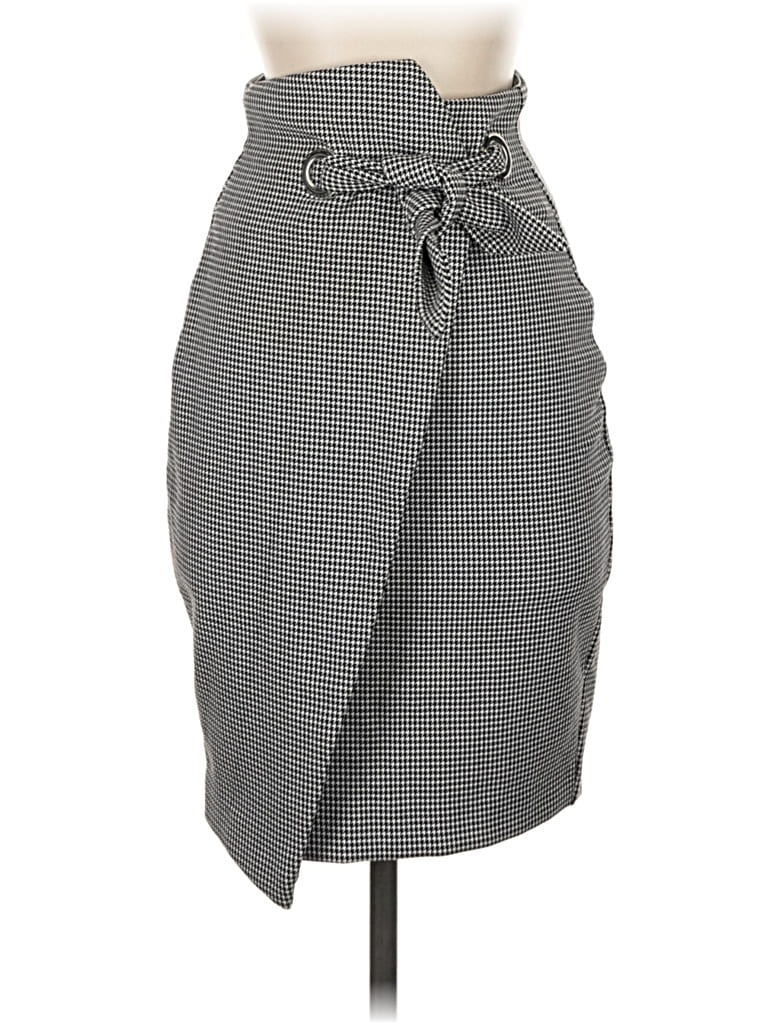 Pre-owned H&m Casual Skirt In Gray