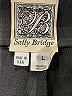 Sally Bridge Chevron-herringbone Gray Wool Pants Size L - photo 6