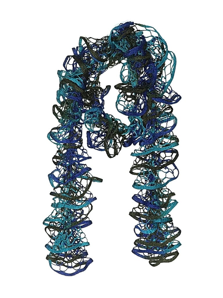 Pre-owned Unbranded Scarf In Blue