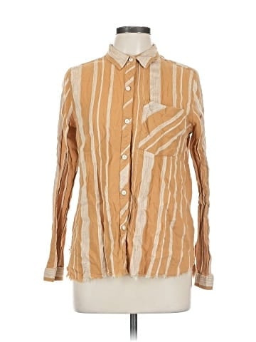 Girl Krazy Long Sleeve Button-Down Shirt (view 1)