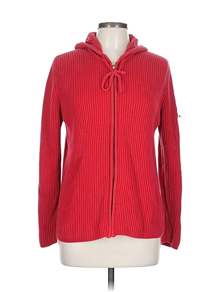 Pre-owned Polo Ralph Lauren Cardigan Sweater In Red
