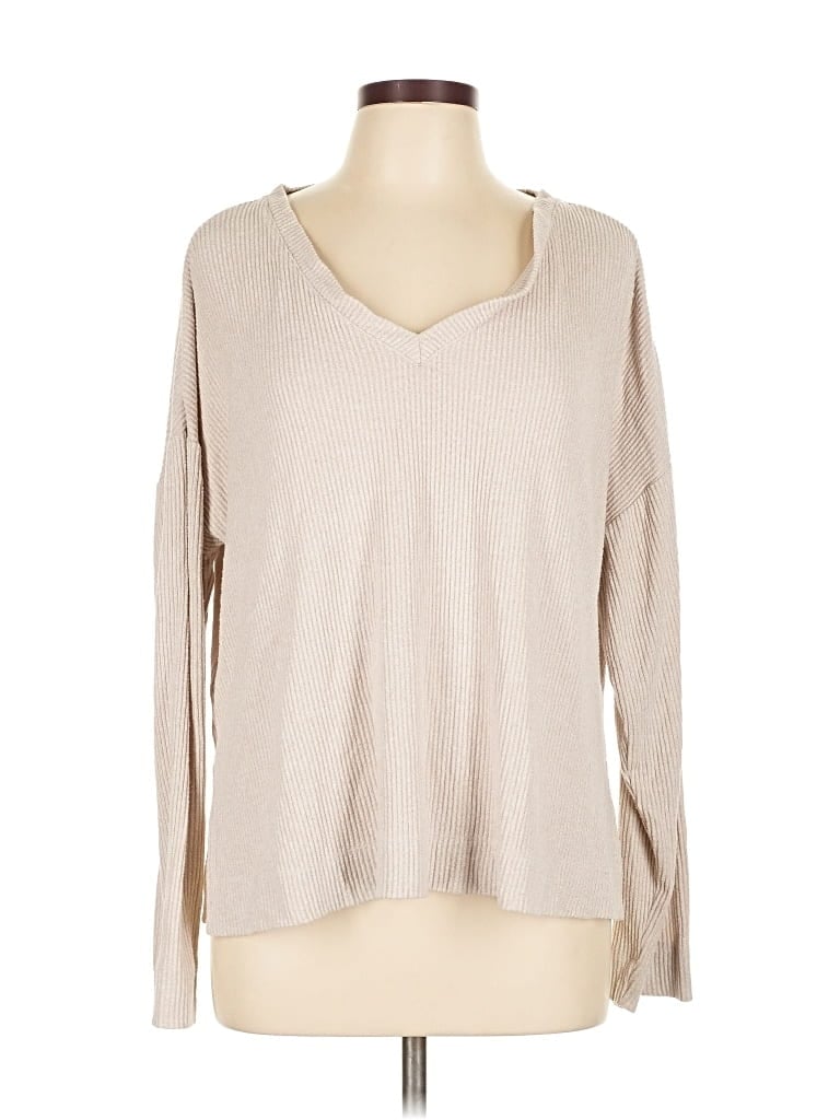 Pre-owned Tommy Bahama Long Sleeve T-shirt In Brown