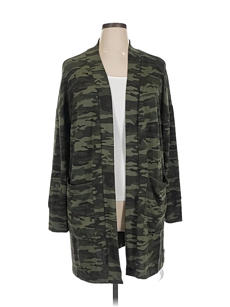 Pre-owned Sanctuary Cardigan Sweater In Green