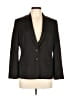 BOSS by HUGO BOSS Black Brown Wool Blazer Size 10 - photo 1