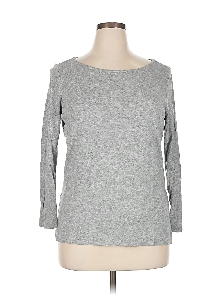 Pre-owned Vineyard Vines 3/4 Sleeve T-shirt In Gray