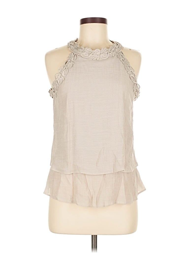 Pre-owned Bcx Sleeveless Blouse In Gray