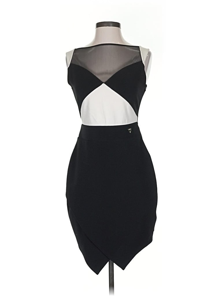 Pre-owned Guess Cocktail Dress In Black