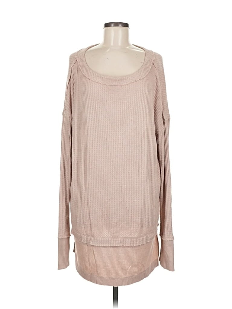 Pre-owned We The Free Pullover Sweater In Brown