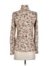 Como Blu Tan Long Sleeve Blouse Size S - photo 2