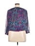 C.D. Daniels 100% Polyester Blue 3/4 Sleeve Blouse Size 1X - photo 2