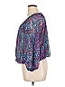 C.D. Daniels 100% Polyester Blue 3/4 Sleeve Blouse Size 1X - photo 5