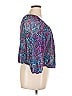 C.D. Daniels 100% Polyester Blue 3/4 Sleeve Blouse Size 1X - photo 4