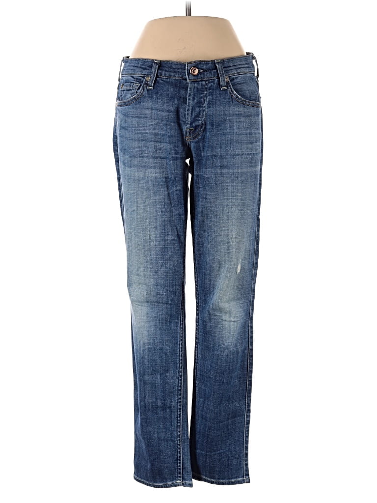 Pre-owned 7 For All Mankind Jeans In Blue