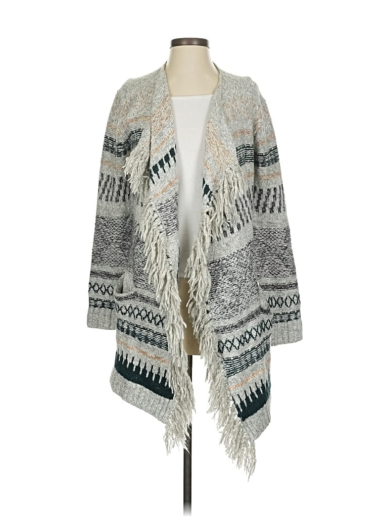 CABI Pre-owned Cardigan Sweater In Gray