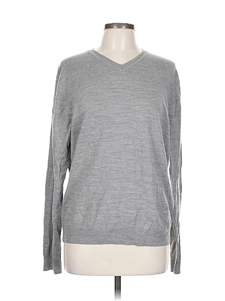 Pre-owned Apt. 9 Pullover Sweater In Gray