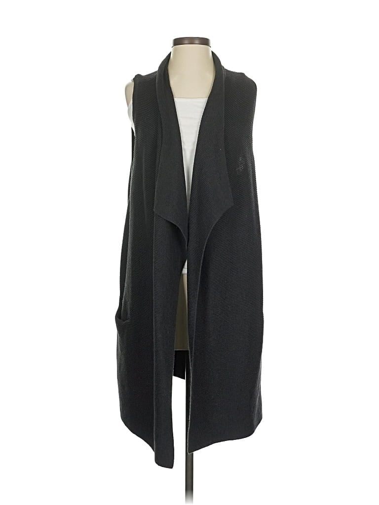 Pre-owned H&m Cardigan Sweater In Black