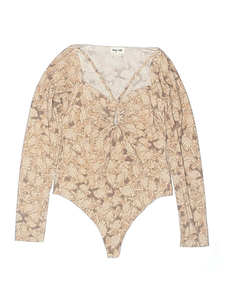 Click to view more detailed imagery on our partner's website Pre-owned Open Edit Bodysuit In Brown