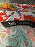 Zara Paisley White 3/4 Sleeve Blouse Size XS - photo 7