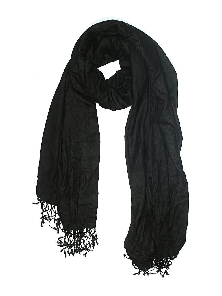 Click to view more detailed imagery on our partner's website Pre-owned Unbranded Scarf In Black