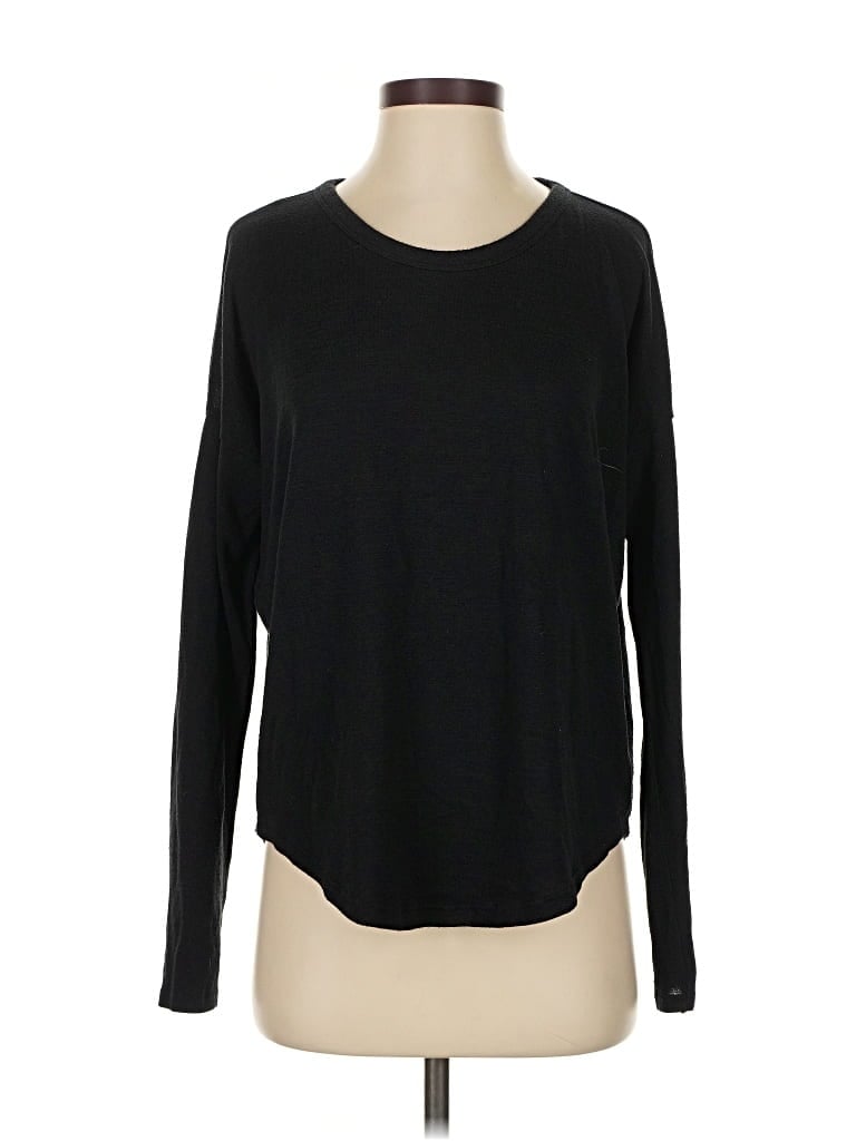 Pre-owned Rag & Bone Long Sleeve T-shirt In Black
