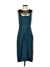 Leifsdottir Teal Cocktail Dress Size 4 - photo 1