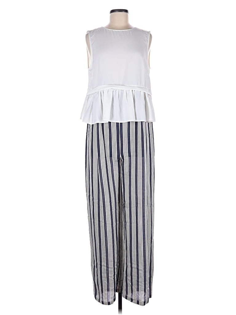 Pre-owned Asos Design Jumpsuit In Silver