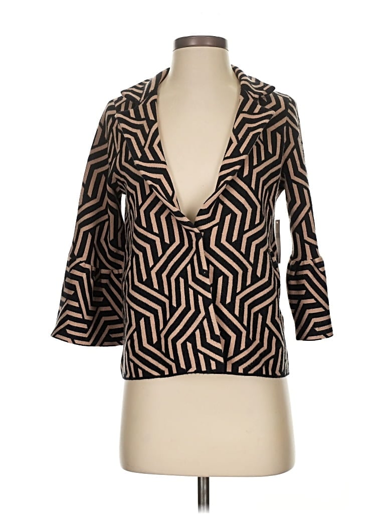 MAEVE BY ANTHROPOLOGIE Pre-owned Blazer Jacket In Gold