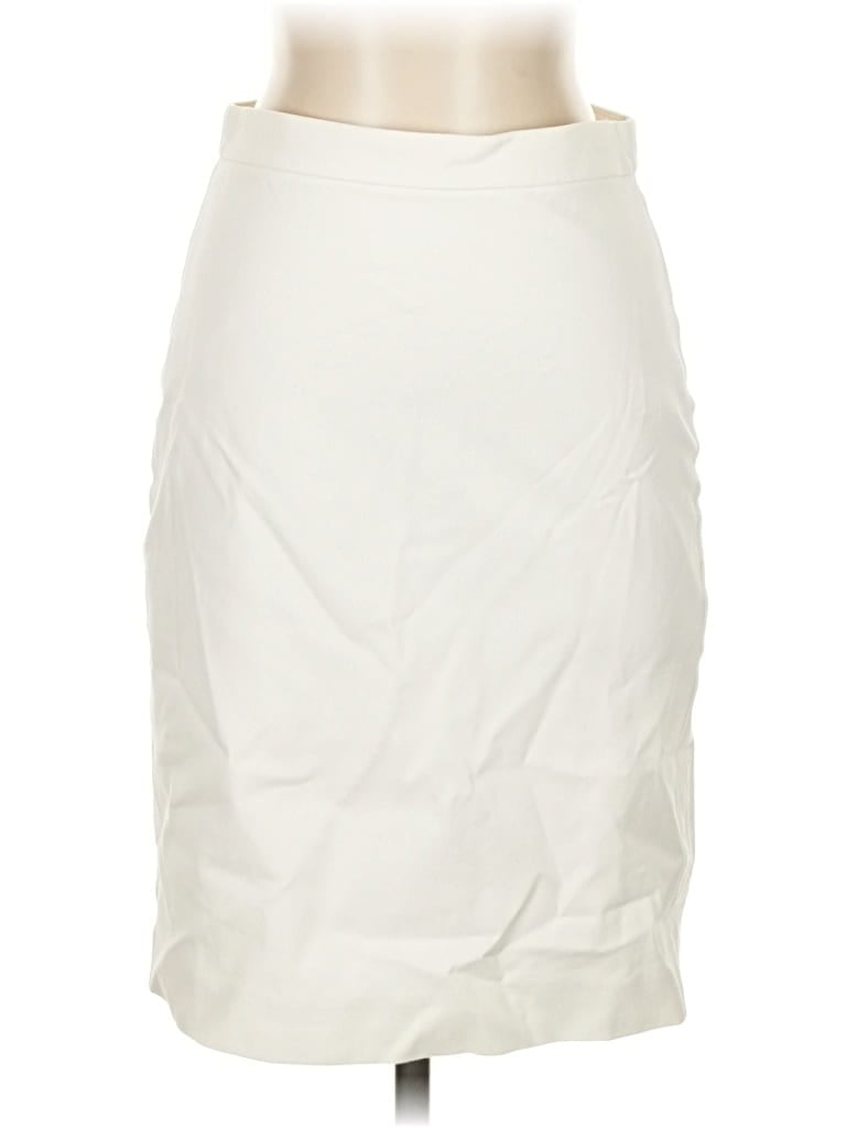 Pre-owned J.crew Factory Store Formal Skirt In White