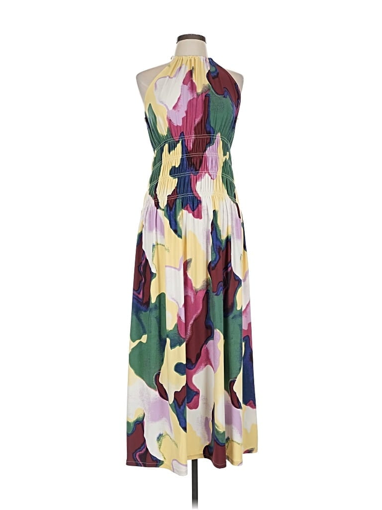 Pre-owned Open Edit Casual Dress In Green