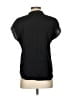 M Magaschoni 100% Polyester Black Short Sleeve Blouse Size XS - photo 2