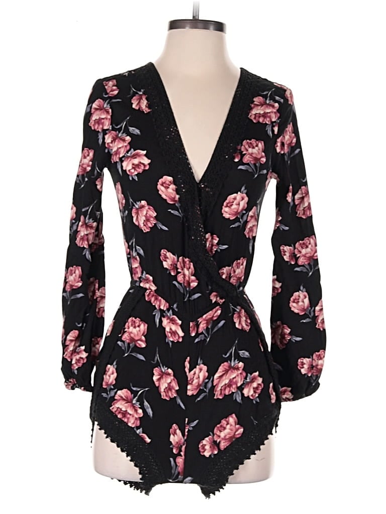 Pre-owned Band Of Gypsies Romper In Black