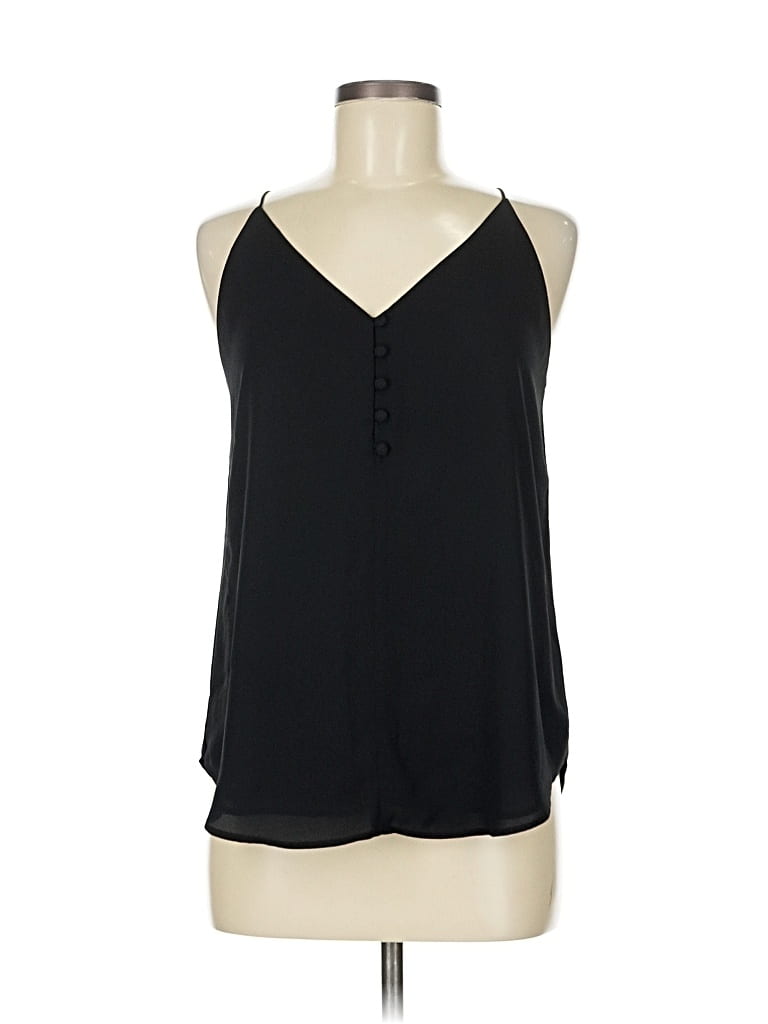 Pre-owned Ann Taylor Loft Sleeveless Blouse In Black