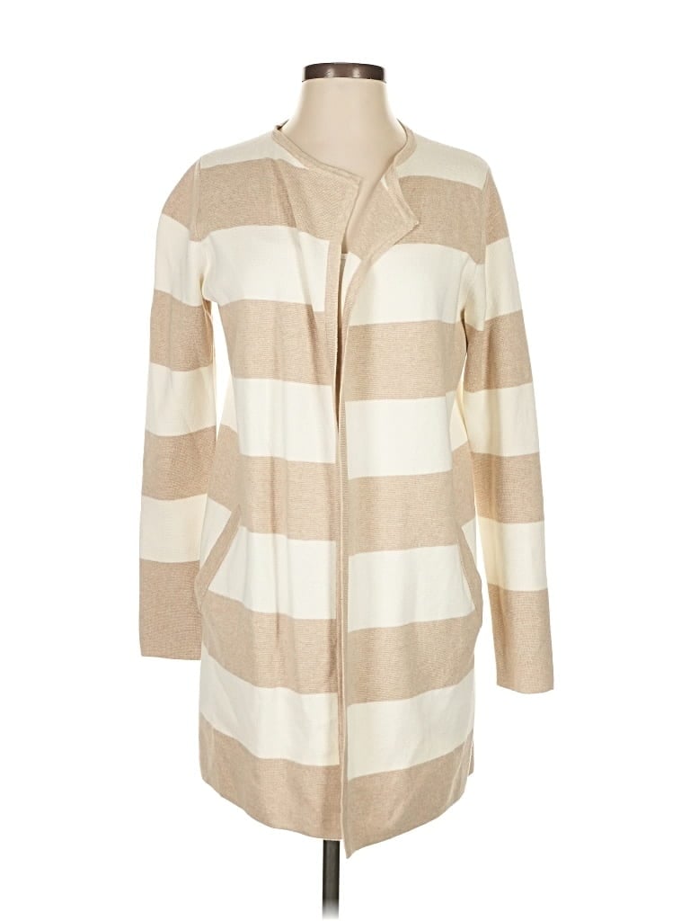 Pre-owned J.crew Factory Store Cardigan Sweater In Brown