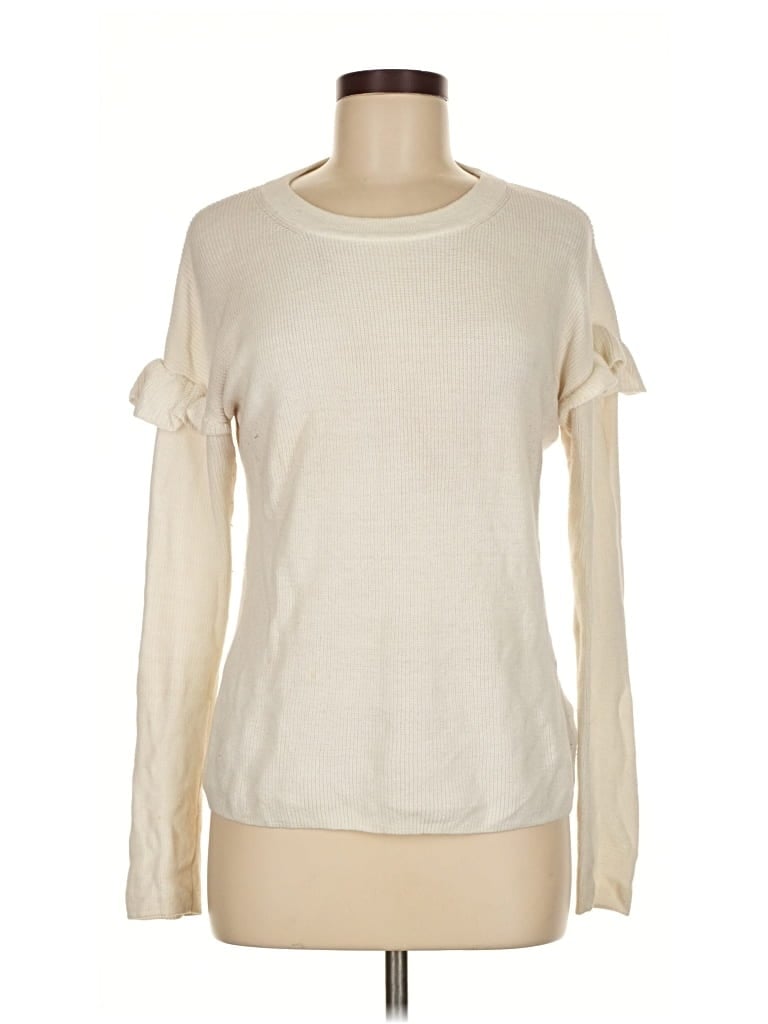 Pre-owned J.crew Factory Store Sweatshirt In White