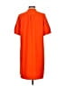 J.Crew 100% Polyester Orange Casual Dress Size 0 - photo 2