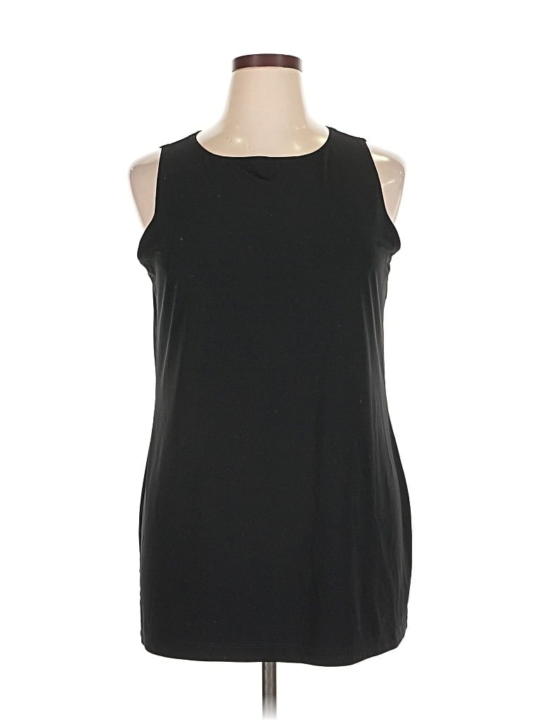 Pre-owned Chico's Sleeveless T-shirt In Black