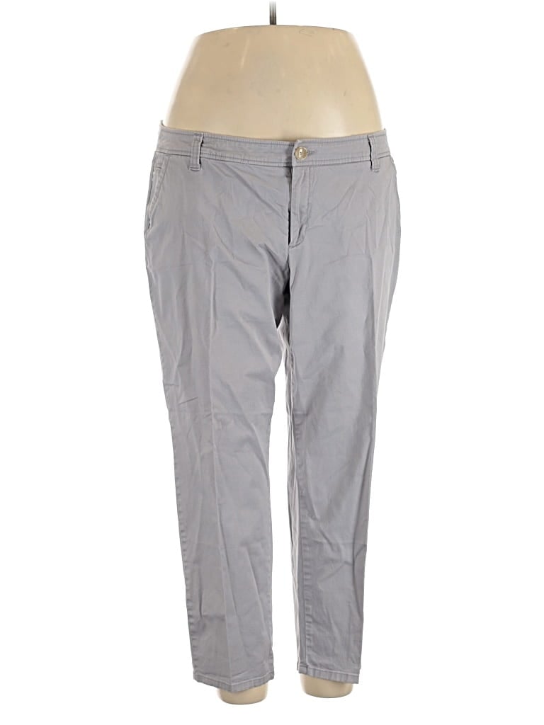 Pre-owned Liz Claiborne Casual Pants In Gray