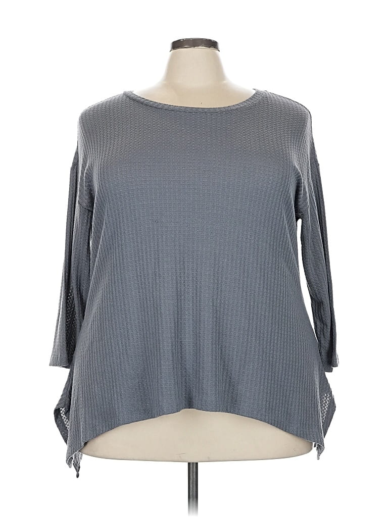 Pre-owned Life Style Pullover Sweater In Gray