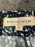 Rebecca Taylor 100% Rayon Print Black Casual Pants Size 8 - photo 6