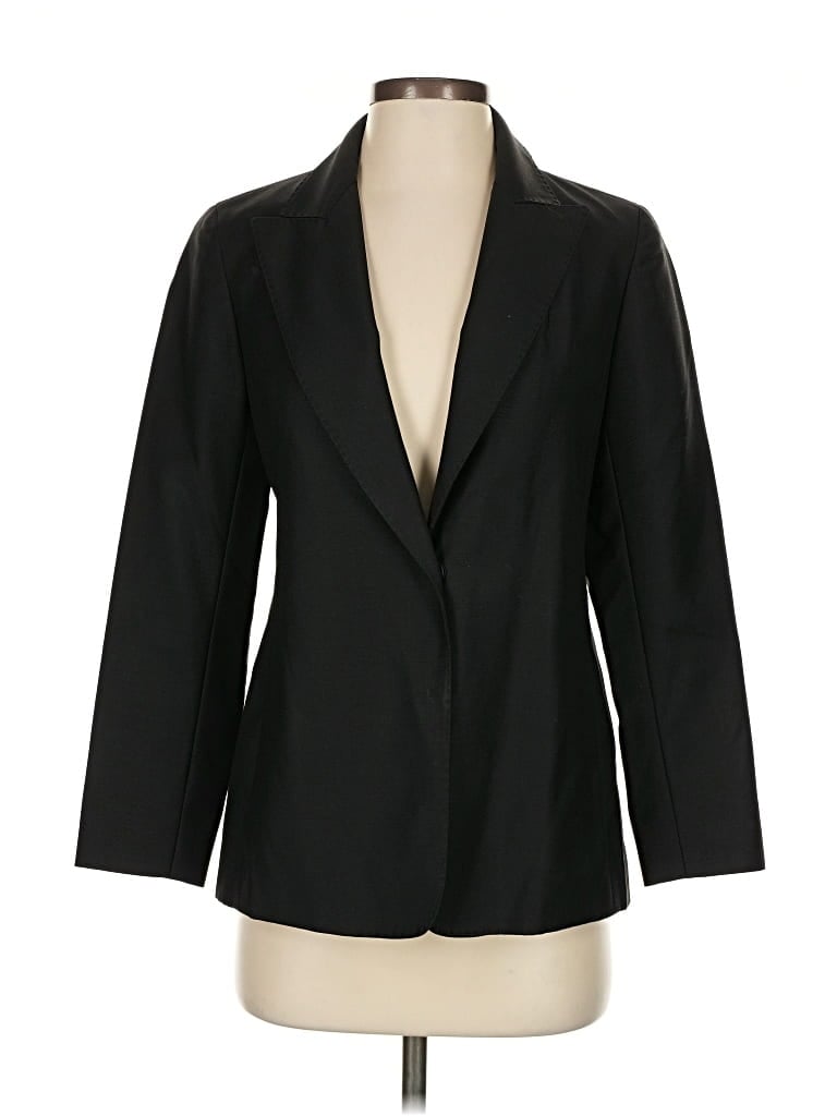 Pre-owned Lafayette 148 Blazer Jacket In Black