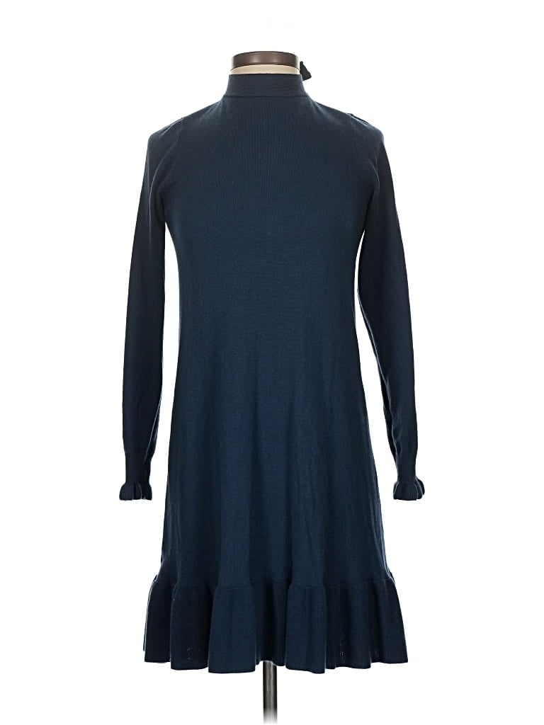 Pre-owned Ann Taylor Loft Cardigan Sweater In Blue