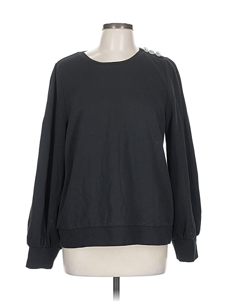 Pre-owned J.crew Factory Store Sweatshirt In Black