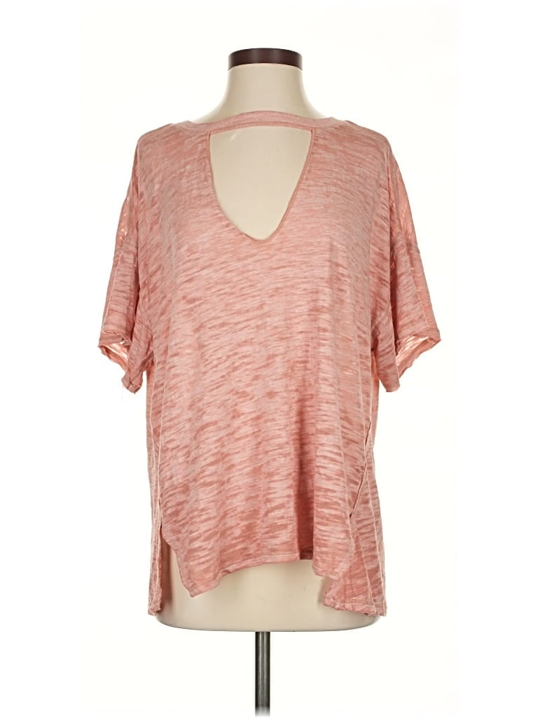 Pre-owned We The Free Short Sleeve T-shirt In Pink